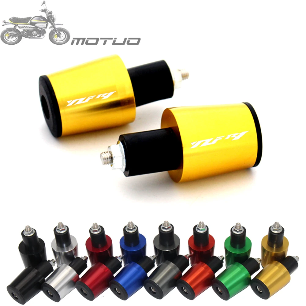 

CNC 22MM Motorcycle Handlebar Grips Handle Bar Cap End Plugs For Yamaha YZF R1 YZF R6 YZFR6 YZF R125 YZFR15 R25 YZF R3