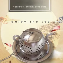 Ситечко для заварки чая из нержавеющей стали, фильтр-диффузор, травяные чайные ситечки для специй