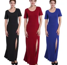 Plus la taille sexy d’été robe casual femmes vintage moulante robe longue robe femme sexy robes verano femmes