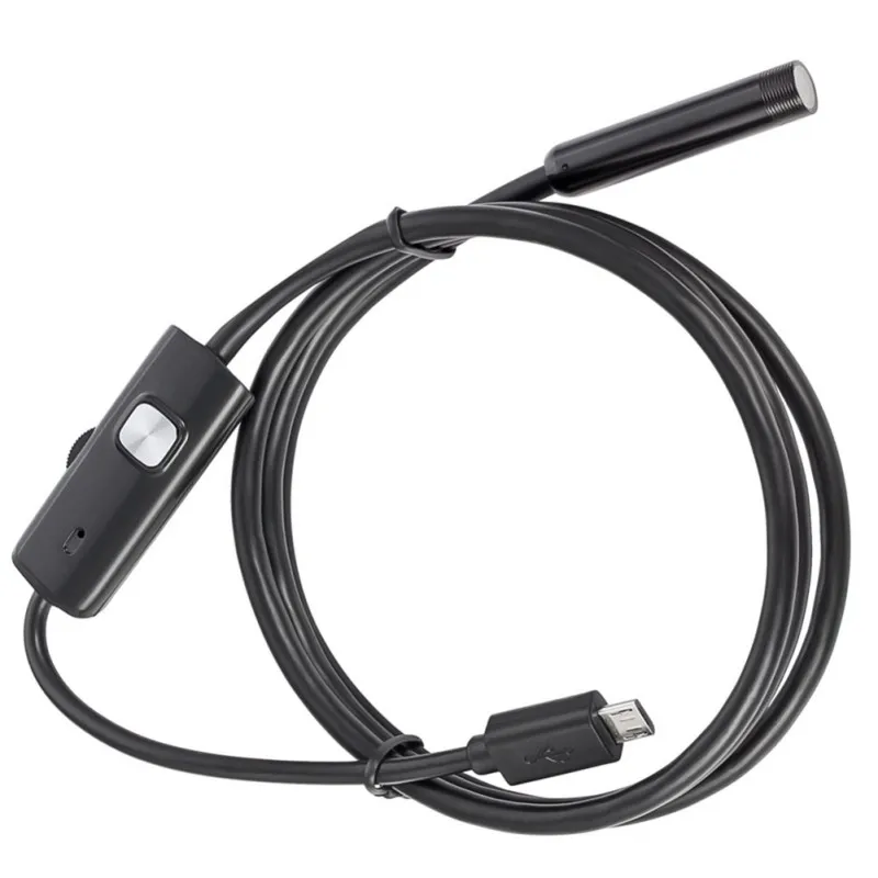 

7mm For Android USB Endoscope Camera IP67 Waterproof Lens 6 LED Pipe Inspection Borescope For PC Smartphones 1m 1.5m 2m 3.5m 5m