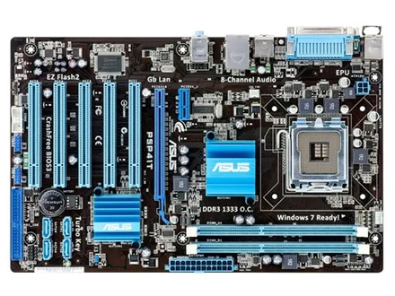 

Free shipping original motherboard for ASUS P5P41T LGA 775 DDR3 USB2.0 SATA II 8GB G41 desktop motherboard