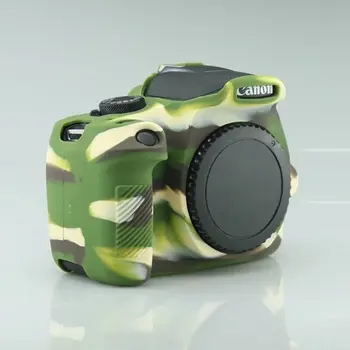 

Silicone Rubber Protective Body Cover Case Skin For Canon 1300D Camera Bag