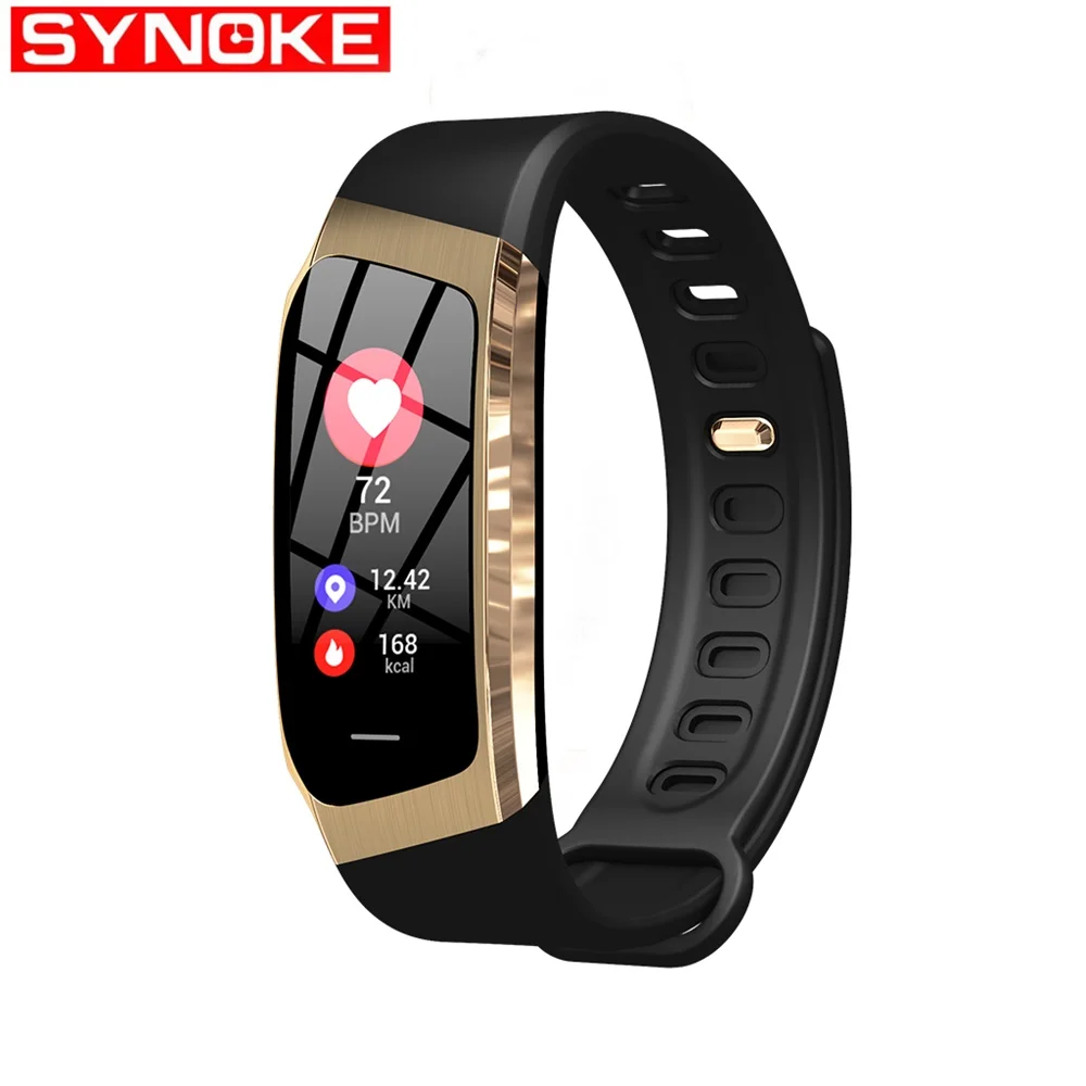 

SYNOKE 2019 Bluetooth Smart Watch for Android IOS Blood Fitness Pressure Heart Rate Monitor Trakcer Watch Men Women Smartwatch