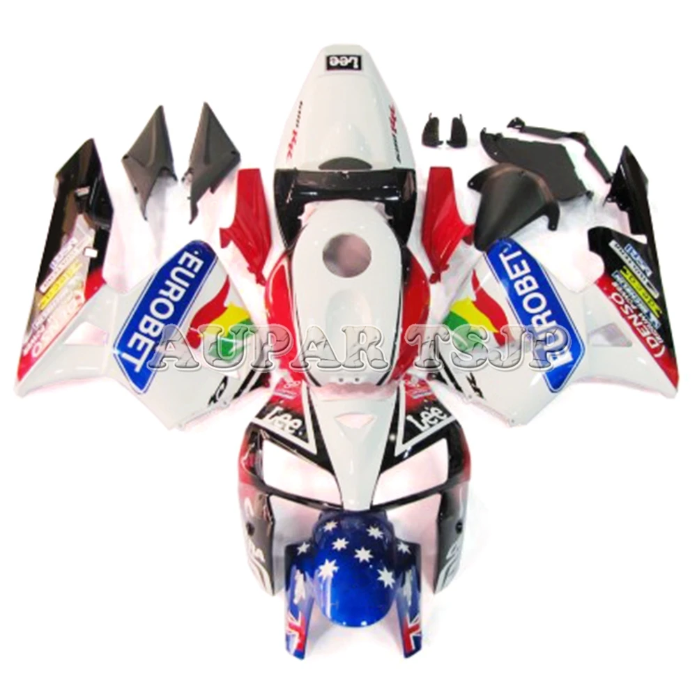 Full Fairing Kit For Honda CBR600RR F5 2005 2006 CBR600 RR 06 Injection ABS Plastic Motorcycle Cowlings - White Blue Red Color | Автомобили