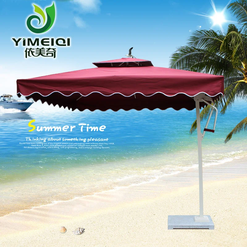 

By wicker chair outdoor umbrella patio -shaped side aluminum parasol beach booth