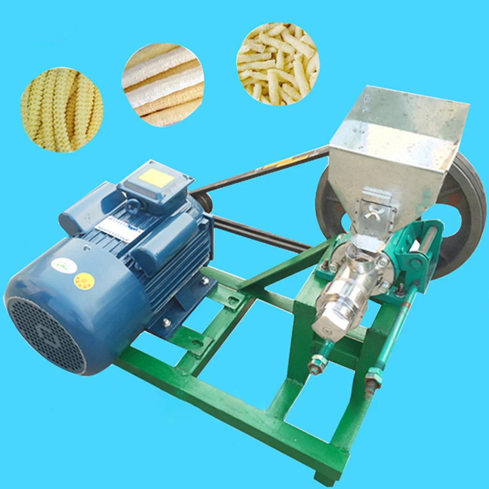 

Multifunctional Food extruder Puffed Corn rice Snacks Food Extruder machines/corn puff snack extruder machine 380V