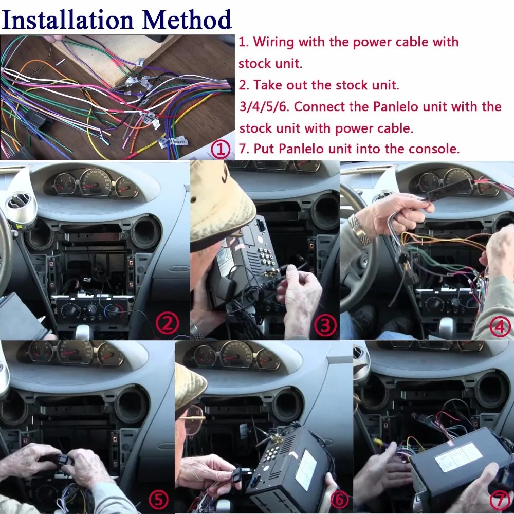 Clearance Panlelo 2 Din Android 6.0 Car Stereo 7 Inch Quad Core Head Unit 1080P GPS Navigation Audio Radio Built in Wi-Fi Bluetooth RDS 6