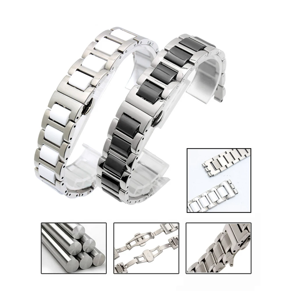 17 мм керамическая со стальной запястье ремешок для Swatch YLS141GC YLG128G LK292G специальные