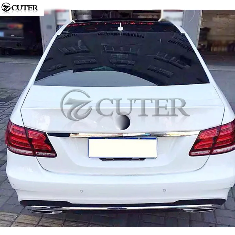 W212 спойлер для багажника из углеродного волокна Mercedes Benz E280 E300 E260 E400 WLAD style body