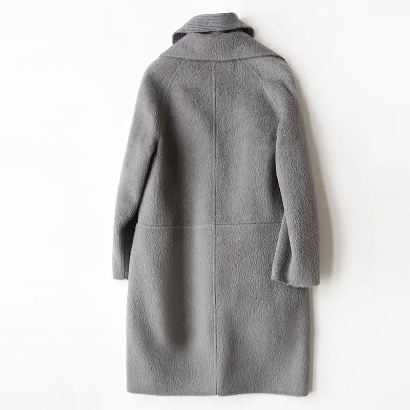 Новинка, шерстяное пальто для женщин, модное кашемировое пальто на осень и зиму, женские куртки с отложным воротником, пальто Casaco Feminino F0140