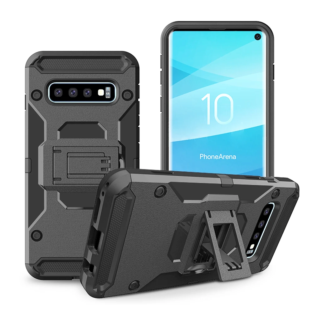 

S10 Lite Case for Galaxy S10 6.1inch S9 S8 S7 Funda With Belt Clip Shockproof Hard Cover for Galaxy S10 Plus S7Edge S8P S9P Case