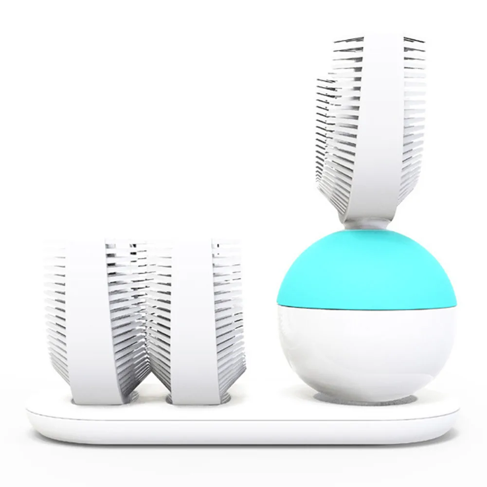 

Automatic 360 Degrees Ultrasonic Wireless Hands-free Amabrush Rechargeable Electric Toothbrush U Shape