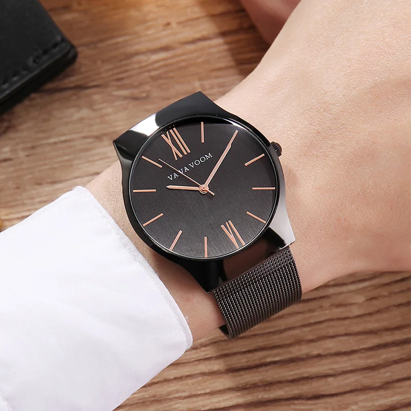 

Men Watch 2019 Steel Mesh Belt Quartz Wrist Watch Top Brand Fashion Nordic Simple Watch Men Casual Waterproof Clock Male Relogio