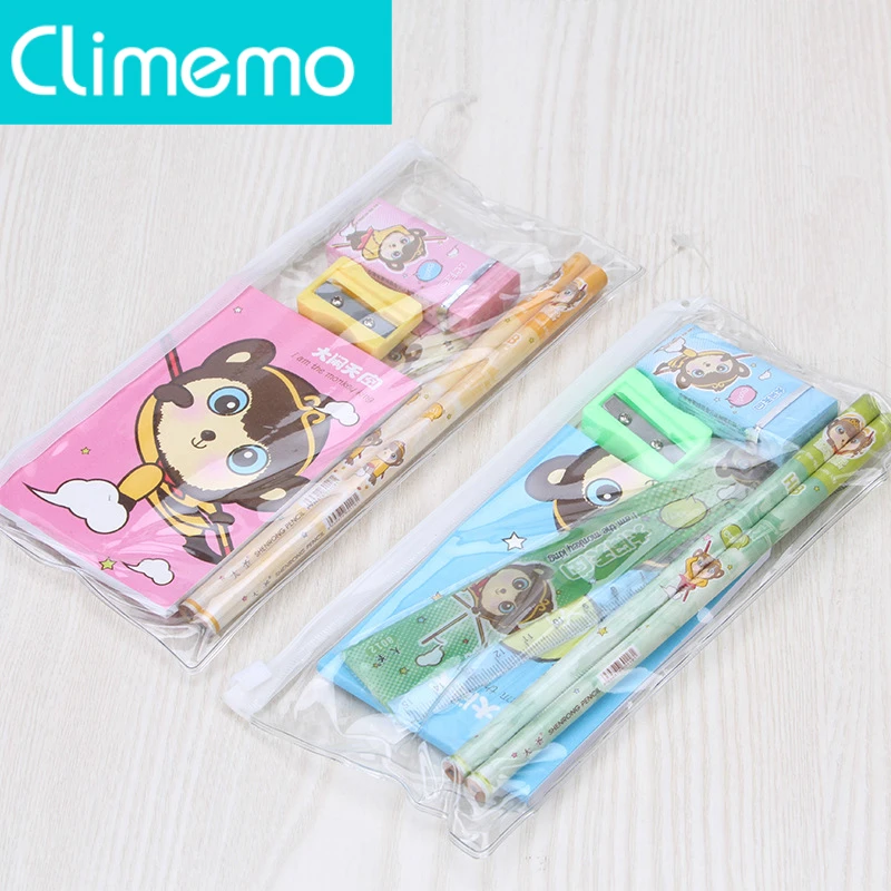 

Climemo Stationery kit Gift Stationery Set for Primary School Students Six Kids'Prize Set Combination cute