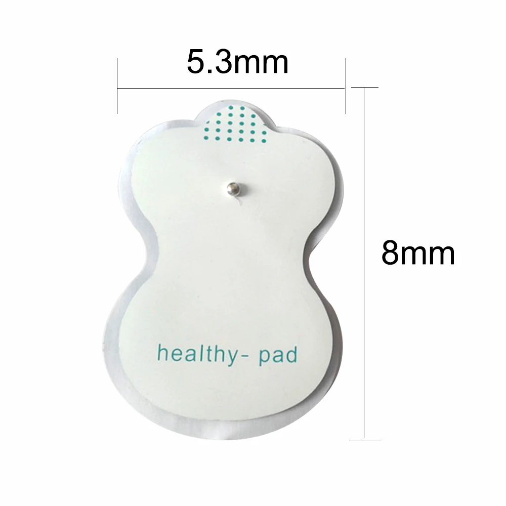 10PCS Electrode Pads for Tens Acupuncture Digital Therapy Machine myostimulator Slimming Massager Adhensive Gel Pads for Tens