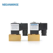 NBSANMINSE CS-720W латунный клапан двухсторонний G1/2 Воздушный Компрессор водяной клапан дренажный клапан DC24V AC220V