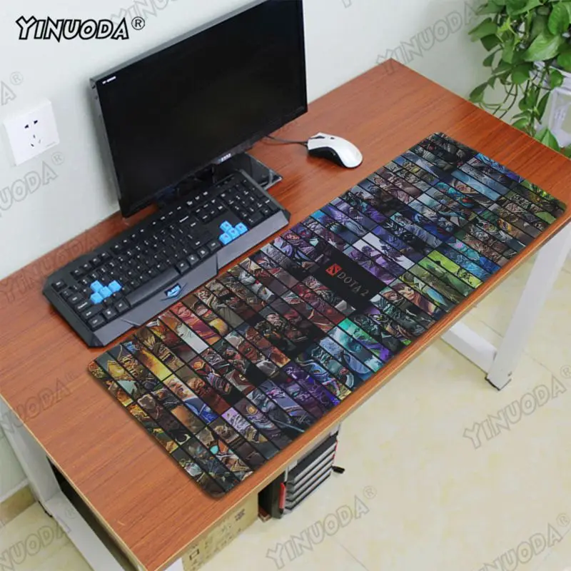 Yinuoda винтажный крутой игровой коврик Dota 2 настольный резиновый для мыши ноутбука