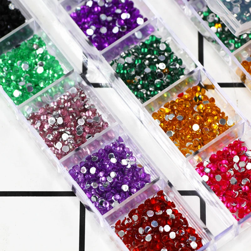 12 Type/Box Slime Kit Colorful Sequin Simulation Pearl Rhinestone For Nails Art Tips/Balls Slime For Kids Lizun DIY Accessories