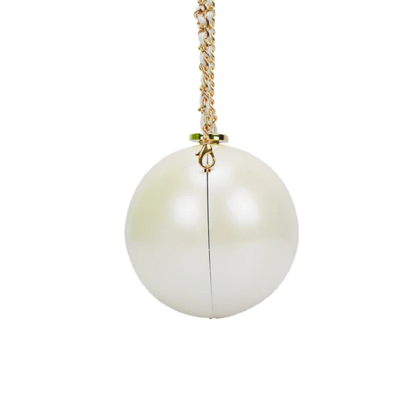 Pearl Ball Shaped Evening Bag Ladies Handbag Women Round Shoulder Wedding Bags Pearl Ball Shaped Evening Bag Ladies Handbag Women Round Shoulder Wedding Bags