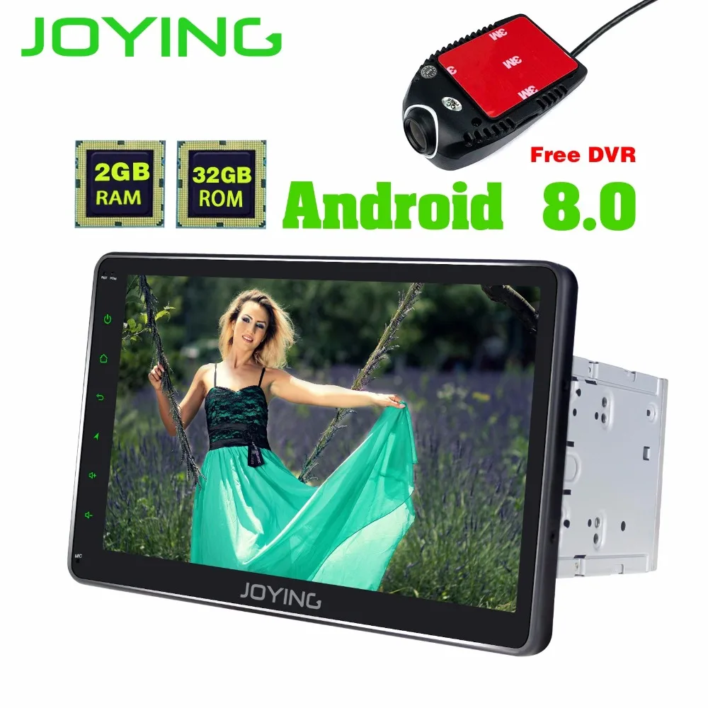 

JOYING 2 din car multimedia Android 8.0 radio tuner GPS Navigation autoradio wifi BT stereo universal 10.1" car radio free DVR