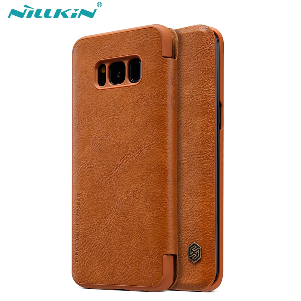 bilder für Ursprünglicher Nillkin für Samsung Galaxy S8/S8 Plus Schnell Kreis Flip Leder Abdeckung Für Samsung Galaxy S8 Telefon Shell bilder für Ursprünglicher Nillkin für Samsung Galaxy S8/S8 Plus Schnell Kreis Flip Leder Abdeckung Für Samsung Galaxy S8 Telefon Shell