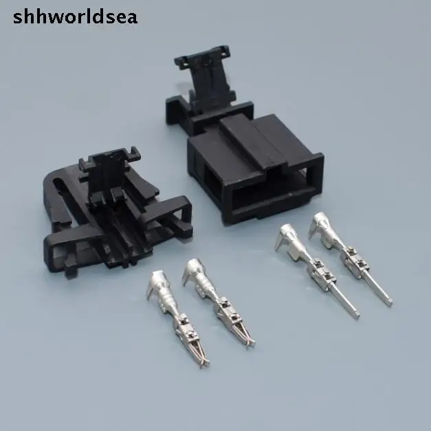 Shhworldsea 5/30/100 комплектов 2p для номерного знака VW разъем автомобильной двери 3B0 972 712