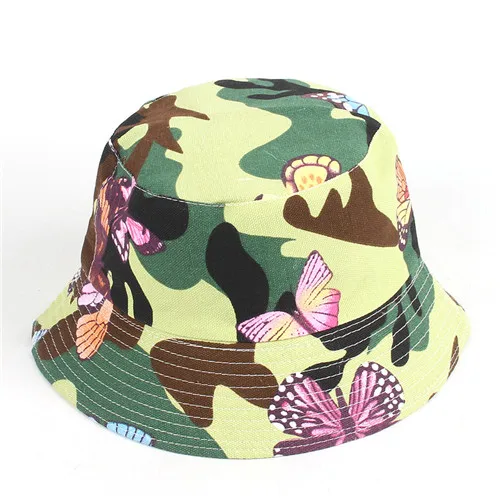 Лидер продаж, шляпы для рыбаков с принтом, модные, с плоским верхом, для улицы, козырек, шляпа, летняя, для путешествий, шляпа от солнца, для мужчин и женщин, Панама, шляпа от солнца - Цвет: 5