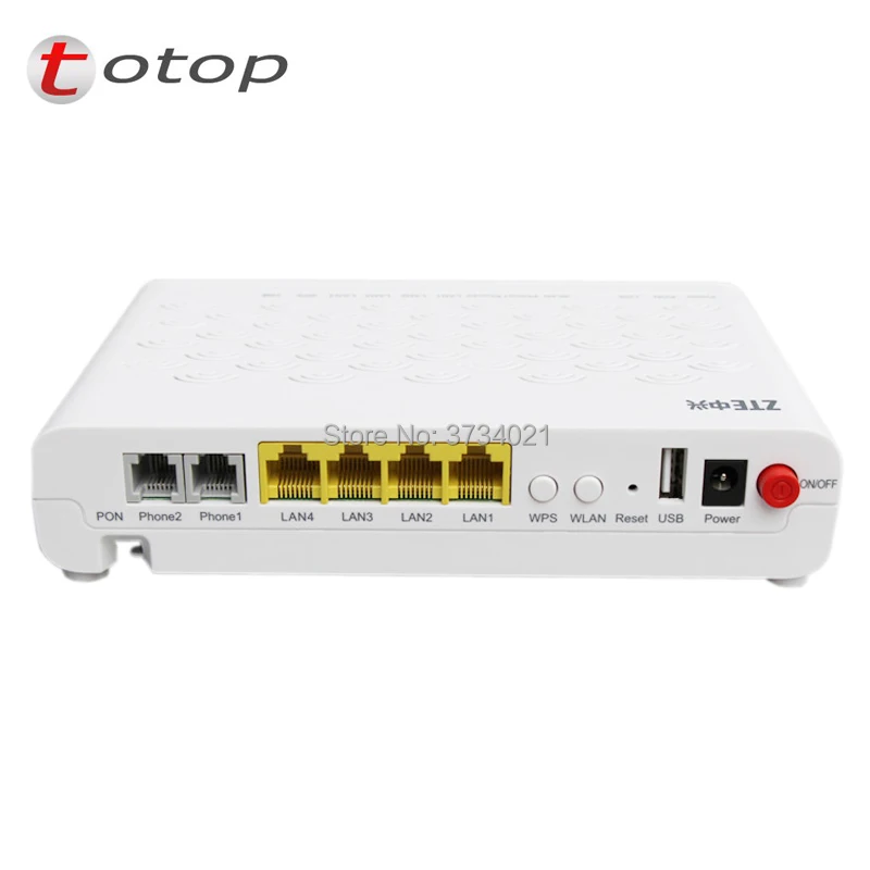 Бесплатная доставка ZTE F660 V5 GPON ONU SC UPC с 4FE + 2TEL USB Wifi английская версия FTTH ONT