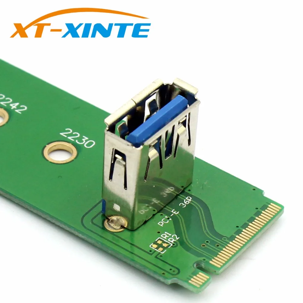 M.2 for NGFF to PCI-Express USB 3.0 Adapter Card M2 to USB3.0 PCIE PCI-E Convertor Card for Mining Miner