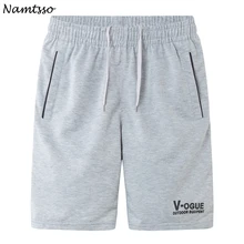 Летние мужские повседневные пятой Штаны свободного размера плюс мужские быстросохнущие однотонные пляжные шорты