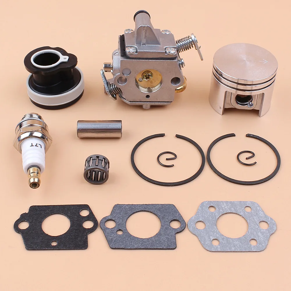 

Carburetor Piston Intake Manifold Bearing Gasket Kit For STIHL MS180 018 MS 180 Petrol Chainsaws 11301200603 11300302004