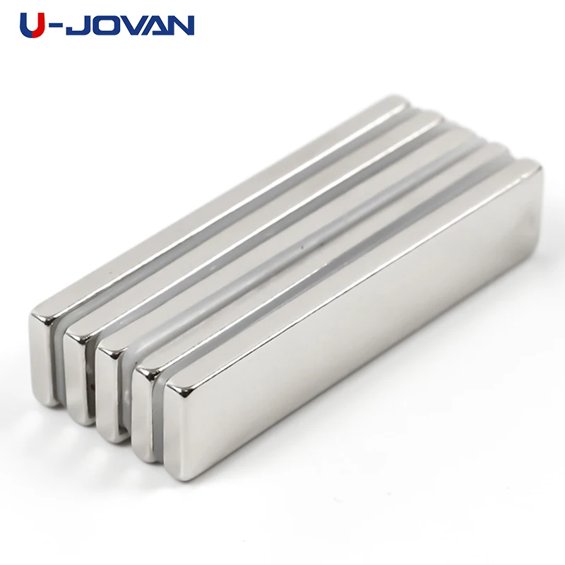 U-JOVAN 5 шт. 50x10x3 мм сверхмощный блок мощных неодимовых магнитов 50*10*3 редкоземельный