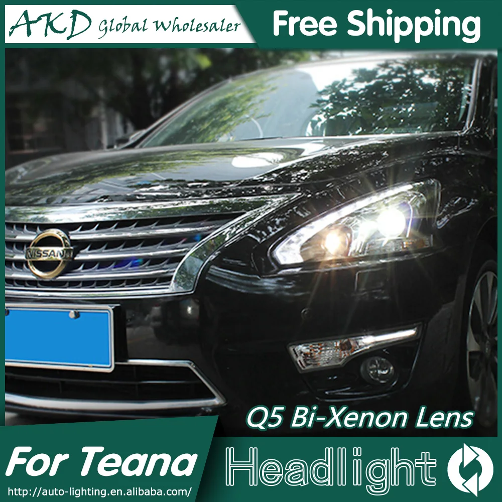 AKD Car Styling for Nissan Teana Headlights 2013 2015 New Altima LED