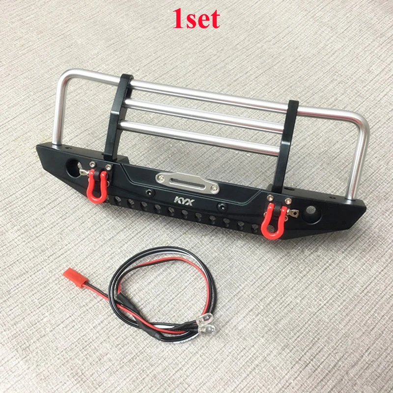 

1Set KYX Metal Front Bumper Crash Barrier for RC Model Cars Spare Parts TRX-4/Axial 90046 Front Anti-Collision Bar Braket
