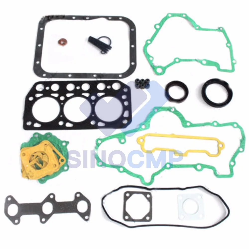 Mitsubishi K3E Engine Gasket Kit For Engine Tractor Loader&Generator_