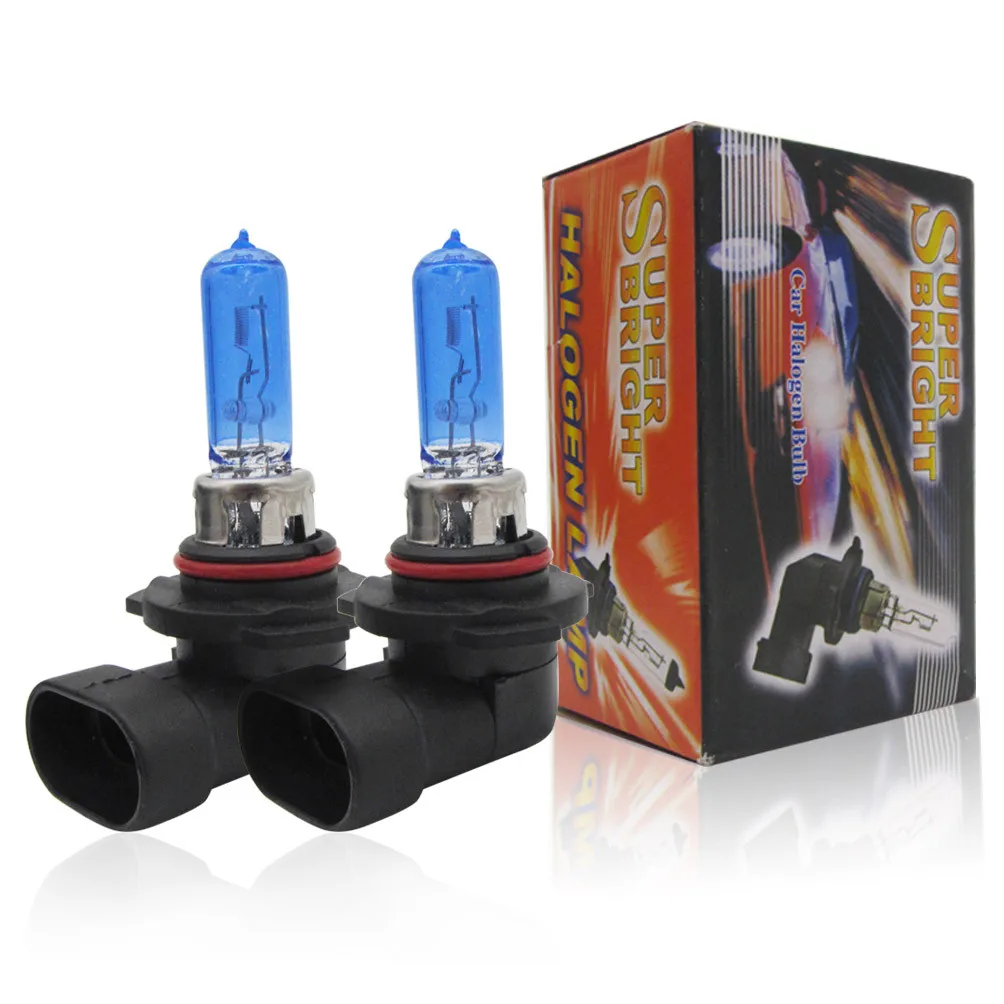 

2pcs 9005 HB3 100W Halogen Light Bright White Car Headlight Bulbs Bulb Lamp Gas Auto halogen lamp bulb Fog Lights Headlight