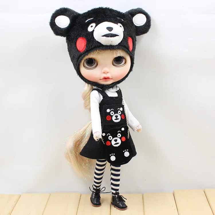Blyth Кукла Одежда Зима Кумамото медведь Прохладный MA костюмы одежды доступны для Blyth куклы одежда