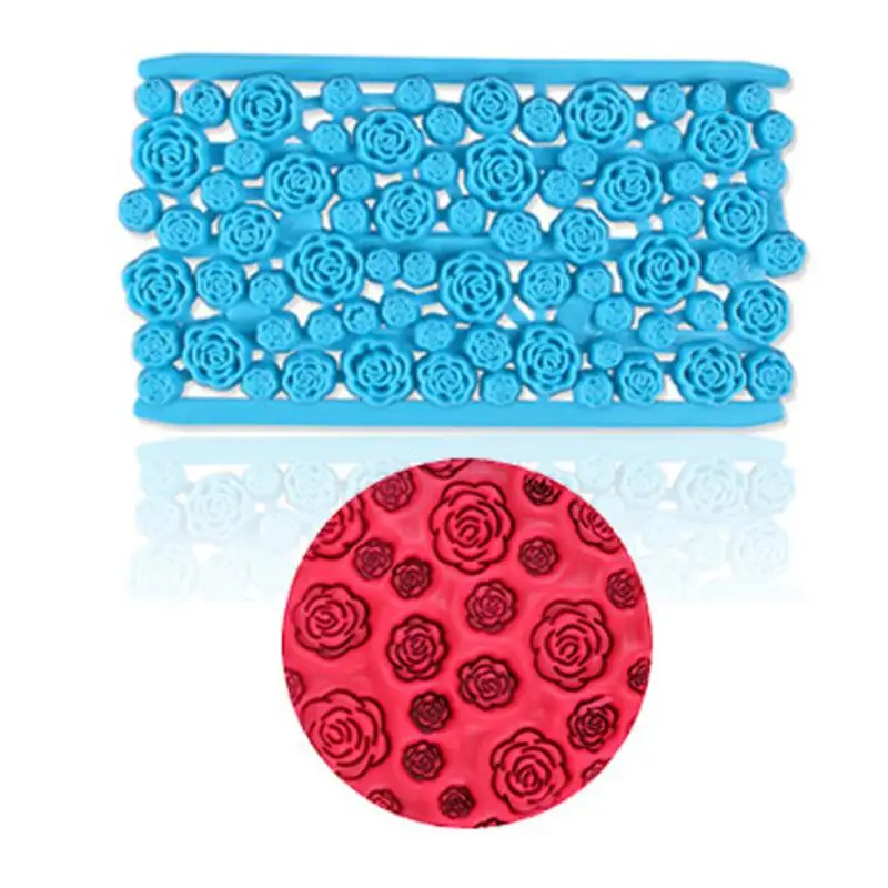 

Tree Bark Textured Number Round Flower Petal Quilt Embosser Plastic Fondant Lace Biscuit Mold Cupcake Decor Pastry Baking Tools