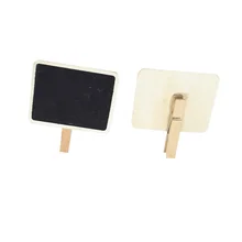 Мини клип на доске для сообщение небольшие деревянные доски Форма зажим для Свадебная вечеринка Декор Канцелярские Принадлежности уголок радости