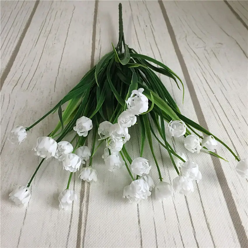 23 Heads Mini Tulips bouquet plastic Artificial Flower for spring home