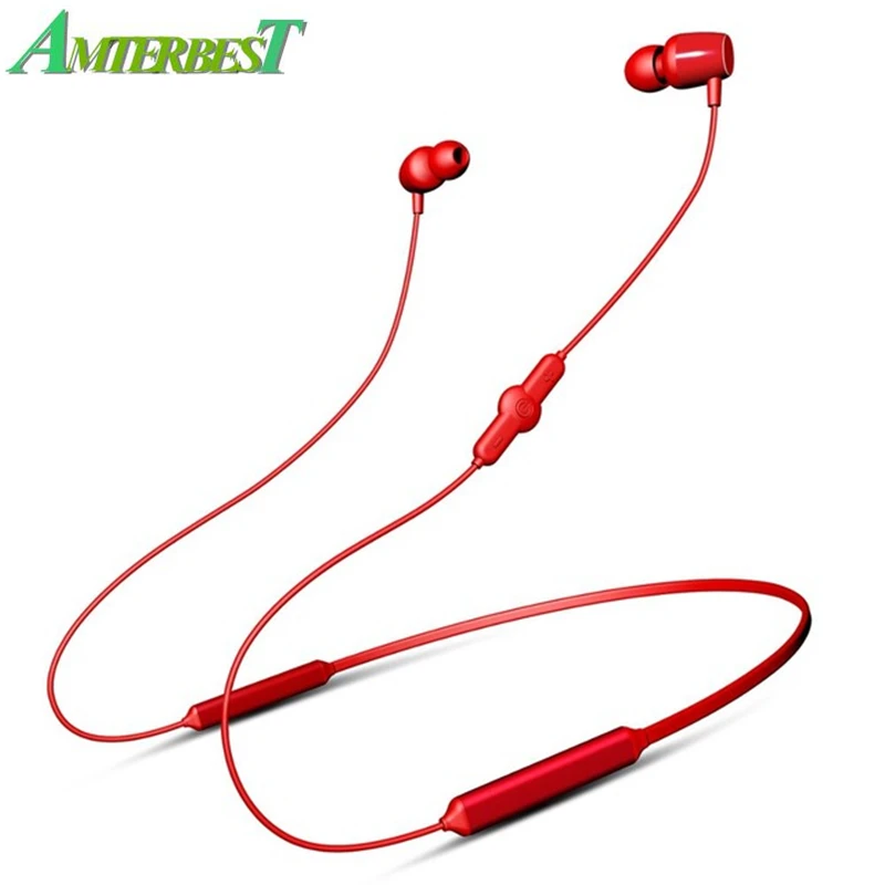 

AMTERBEST Q5 Sport Wireless Bluetooth Earphone Earbuds for Mobile Phones Headset with Microphone Heavy Bass Headphones for Phone