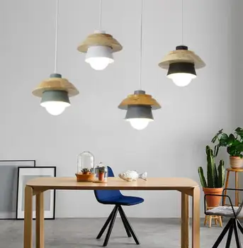

Nordic creative single head dining room bedroom bar Chandelier