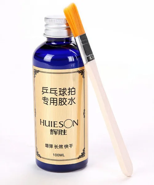 100ML HUIESON Table Tennis Glue with Special Brush High Quality Hand