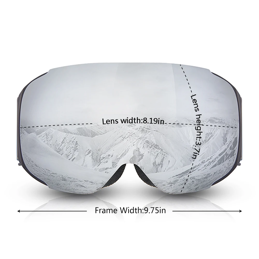 نظارات الثلوج تزلج المغناطيسي المزدوج طبقات عدسة UV400 يوم ليلة انفصال التزلج مكافحة الضباب نظارات على الجليد نظارات التزلج الرجال النساء نظارات الثلوج تزلج المغناطيسي المزدوج طبقات عدسة UV400 يوم ليلة انفصال التزلج مكافحة الضباب نظارات على الجليد نظارات التزلج الرجال النساء