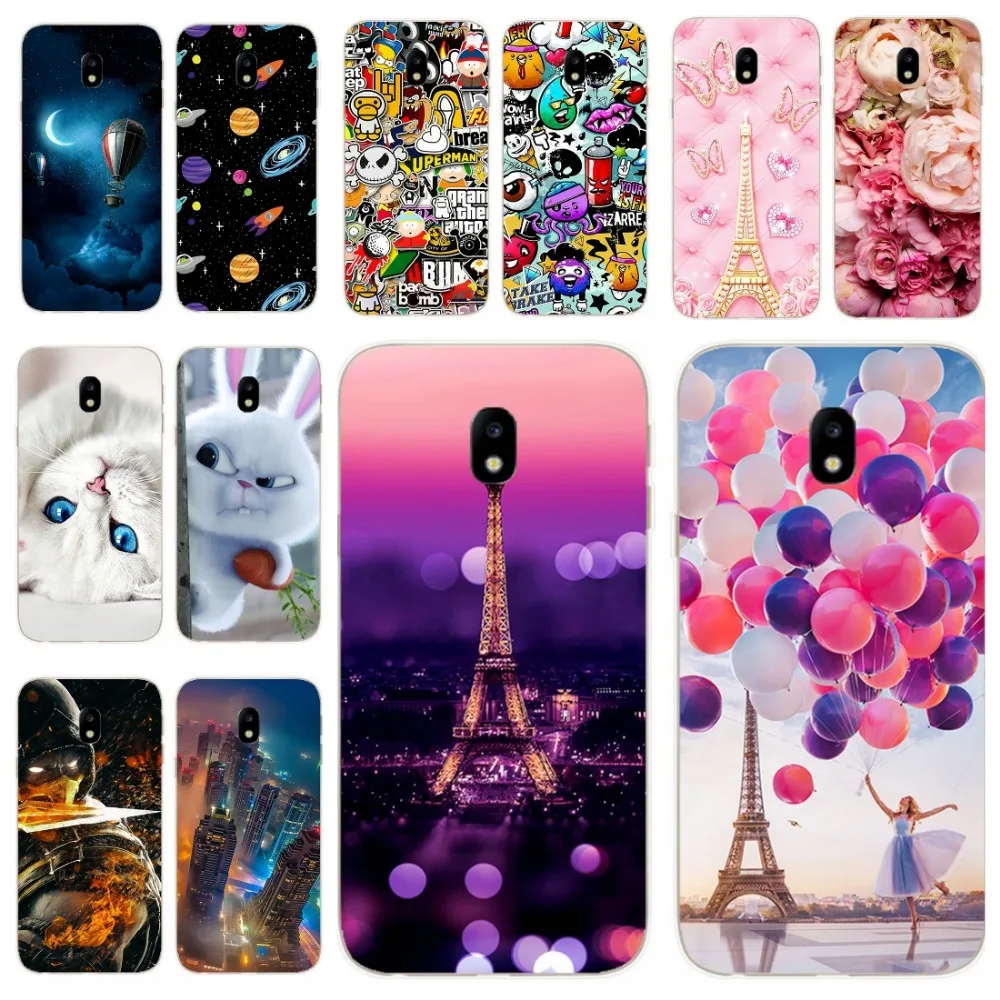 

For Samsung Galaxy J7 2017 J730F J5 2017 J530 J3 2017 J330 F Case Soft TPU Silicone Back Cover for Samsung J7 J730F Cover Coque