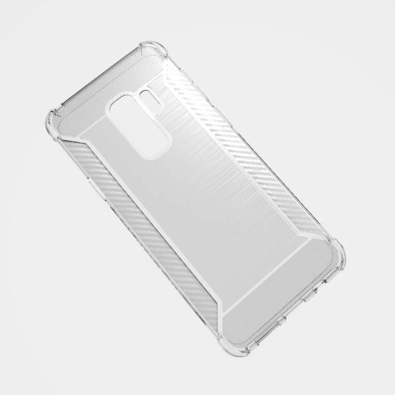 clear Бренд gligle стиль антидетонационных силиконовый чехол Мягкий ТПУ для Samsung Galaxy S9 Защитный чехол Shell - Цвет: clear