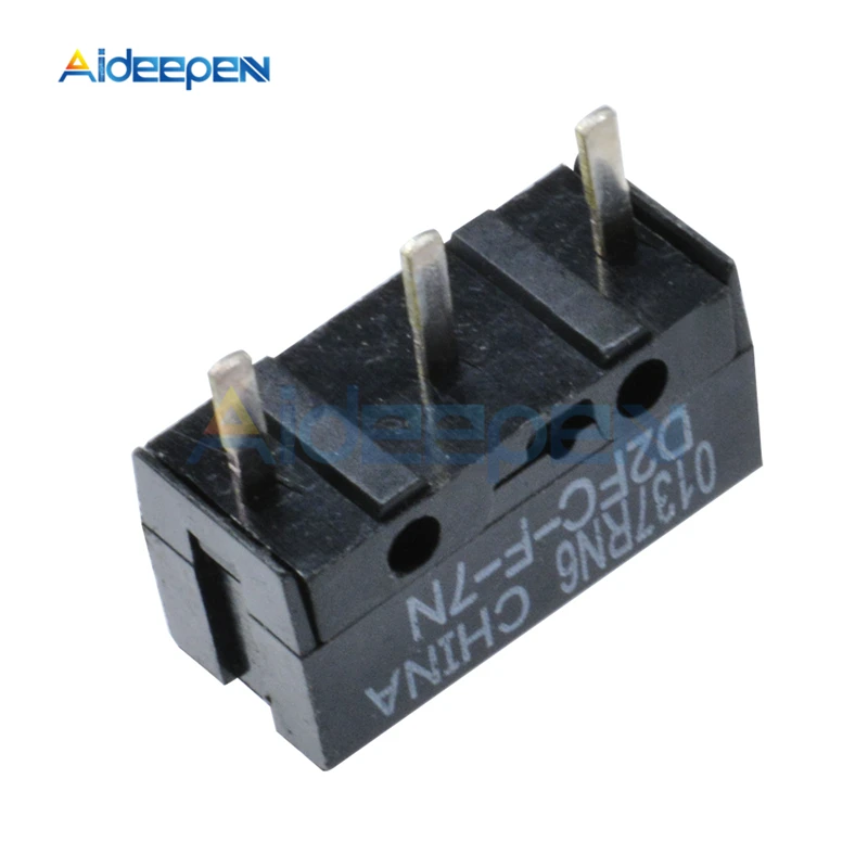 5 шт./лот OMRON Mouse Micro Switch кнопка для мыши с резьбой 3 штырьками поддержкой D2FC новая