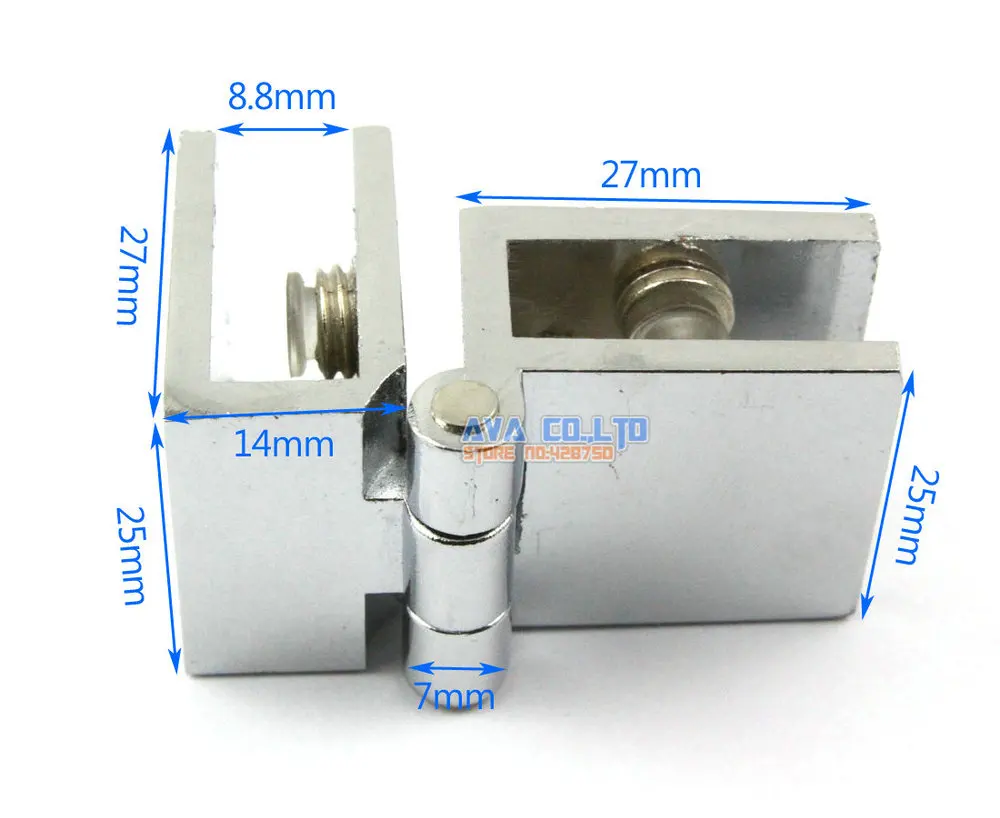 2 предмета в комплекте Стекло к петля для стекла 90 градусов из качели шкаф витринное стекло зажим