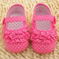 

Infant Baby Girl First Walkers Soft Sole Crib Shoes Toddler Sneaker Baby Shoes 0-18 Months