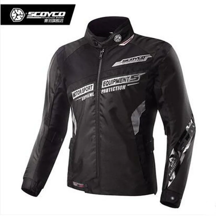 

Summer Breathable SCOYCO Motorcycle Racing jacket JK28-2 Men Drop resistance Riding clothing 600D Oxford cloth Motorbike jackets